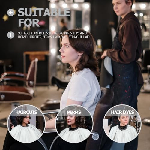 Capa para corte de cabello 150x170 cm gris profesional miniatura 4