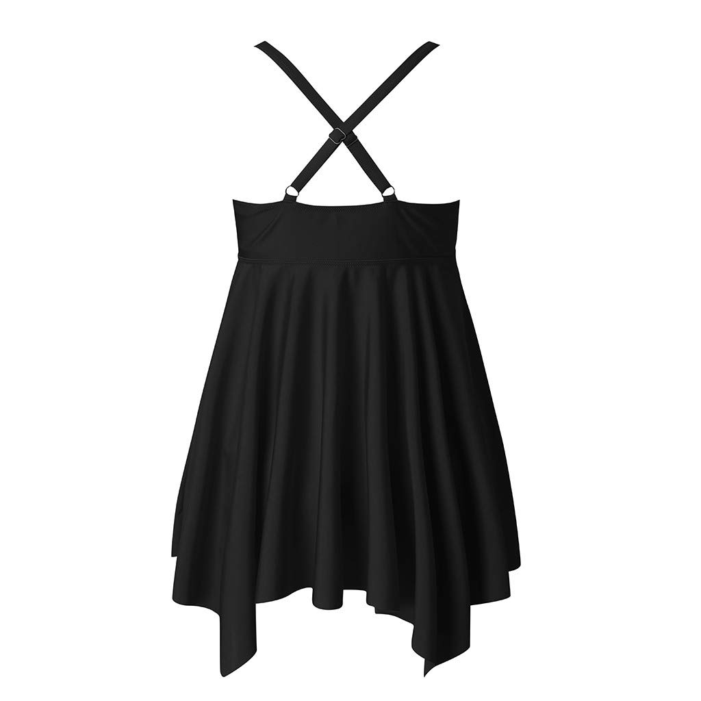 Conjunto Dos Piezas Falda Traje baño Maternidad Correa sólido Mujer Embarazada Tankinis Set premamá Elegante bañador cómodo Ajustable Verano