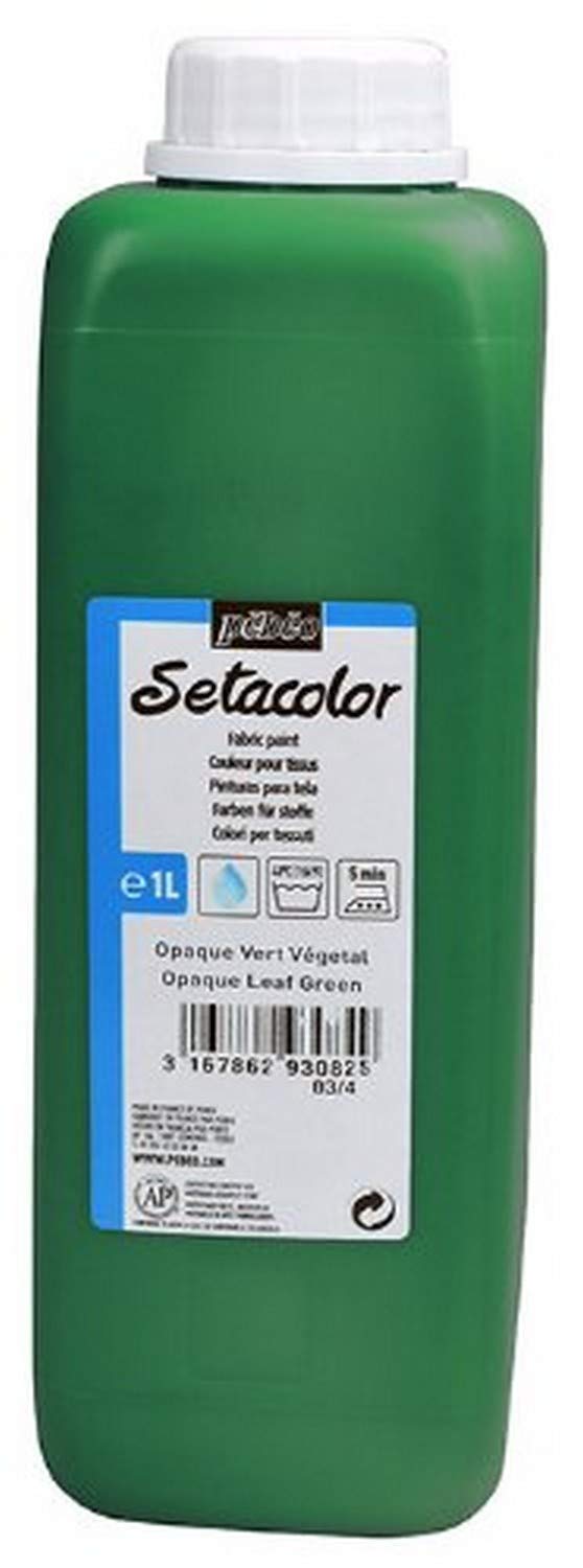 PEBEO Setacolor - Pittura per tessuti, opaca, colore: verde foglia