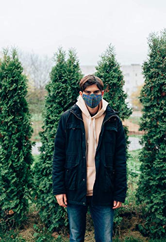 Hope Love Shine Christmas Face Masks Reusable, Breathable, Washable Cloth Fabric Face Masks For Women, Men, Adult (Red, Green, Blue Plaid Designs - 3 Pack) #TOP5