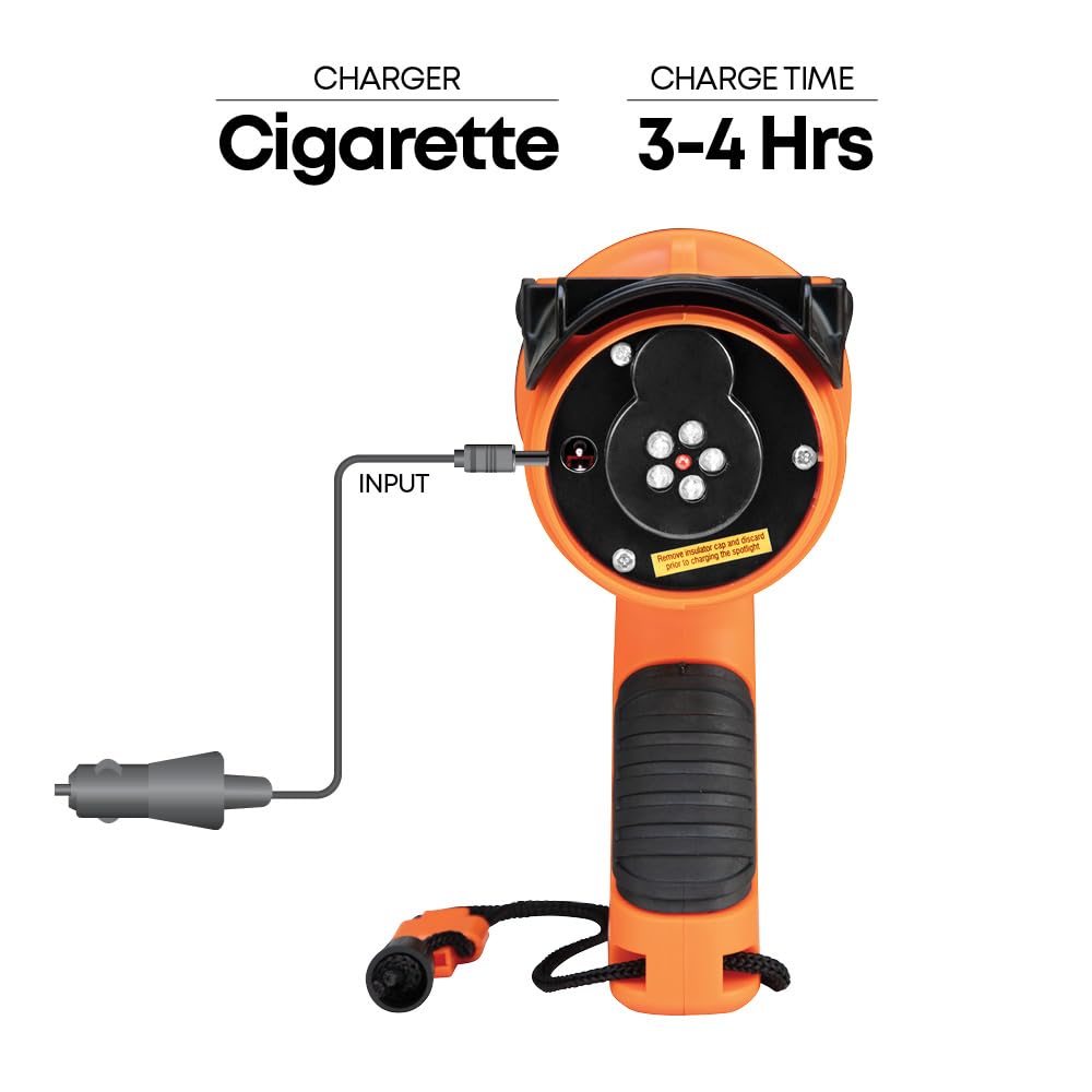 Groz Long Distance Torch Rechargeable - 400m Range, High Power | Rechargeable Torch 7W (LED) | Torch with SOS Mode | IP67 Waterproof Torch | CE, RoHS & CREE Certified | Emergency Torch | LED/402 - Image 4 thumbnail