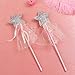 Lurrose Butterfly Wings Fairy Stick Gradient Colorido Cosplay Disfraz de rendimiento para...