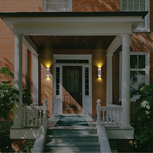 Tengxin Outdoor Wall Sconce,Porch Wall Light,Stainless Steel 304 And Toughened Glass Material,E27,Waterproof,Ul Listed,1-Pack #TOP7