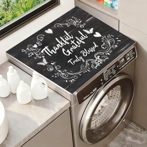 Image of NYZE Washer and Dryer Top Protector Mat, Washer Dryer Cover 23.6 inchx19.7 inch