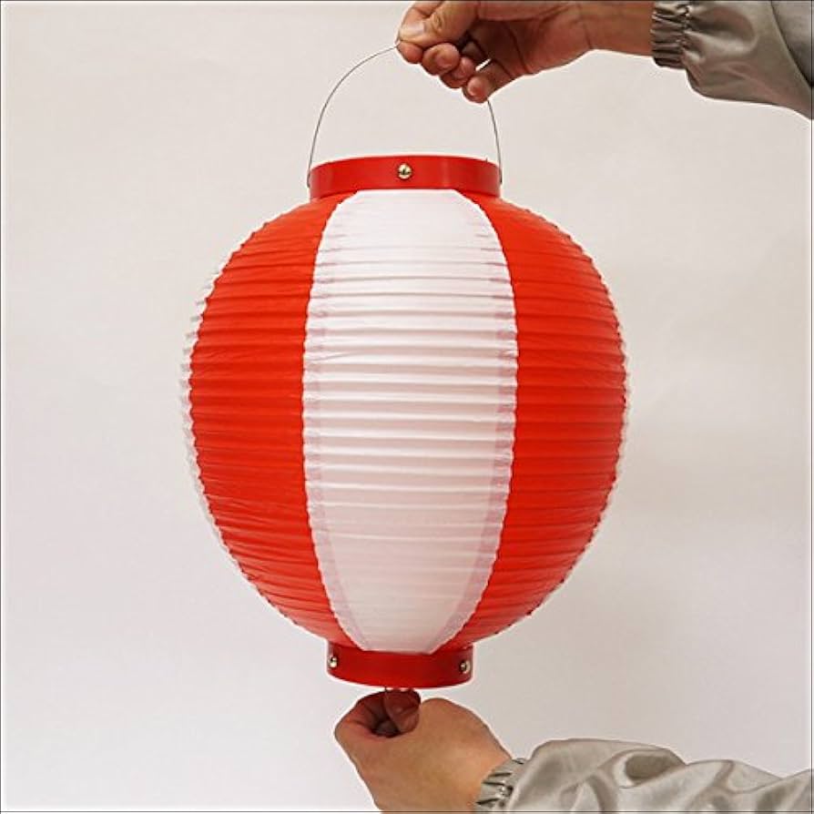 Amazon | 紅白提灯 ビニール 1240 | 縁日用品 | おもちゃ