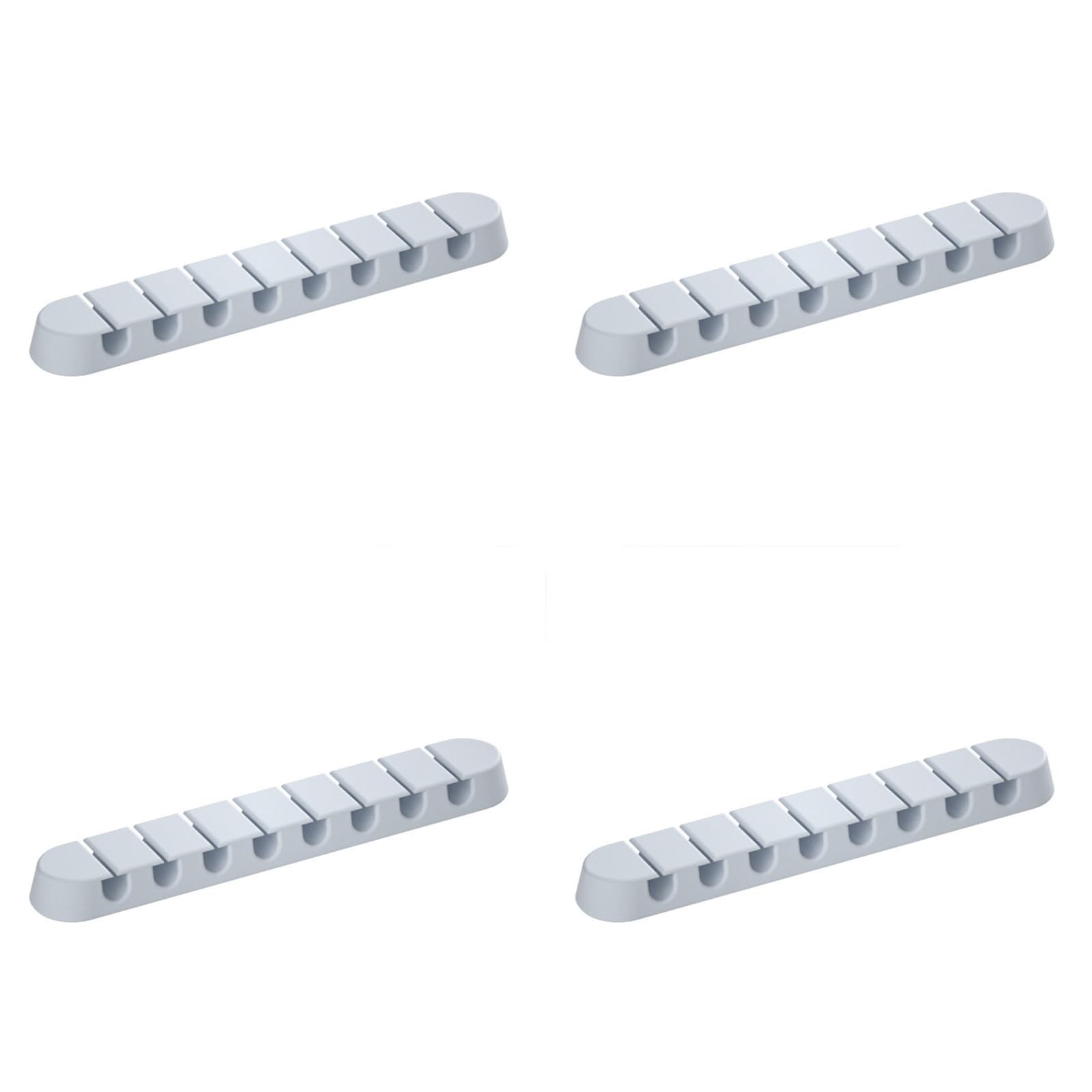 Hsioluted Of 4 Space Saving Desk Cord Organizers Texture Cable Clip Suitable for Electronics Cable Concealments Clip