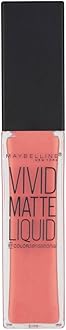 Color Sensational Vivid Matte Liquid Lipstick, Number 7, Blush