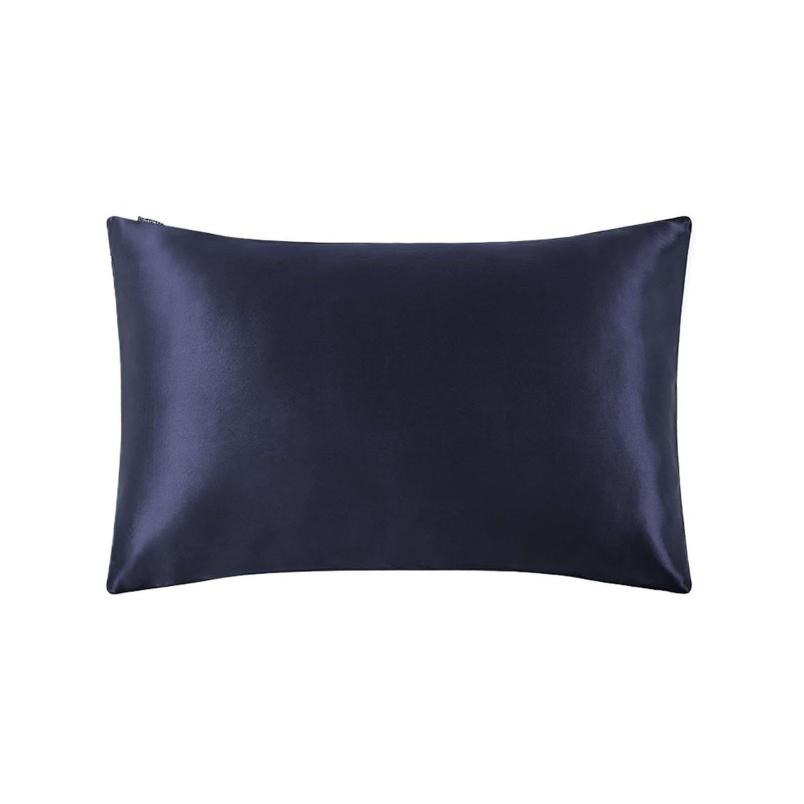 Funda de Almohada de Seda Funda de Almohada de Seda Pura con Cremallera Oculta for Mujeres, Hombres y niñas.(Blue,40x60cm)