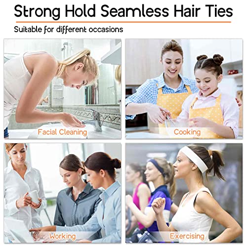 150 Pieces Hair Ties For Thick Curly Hair Bulk Hair Bands Ponytail Holders Hair Elastics For Women Or Men (4Mm, Neutral Colors) #TOP6