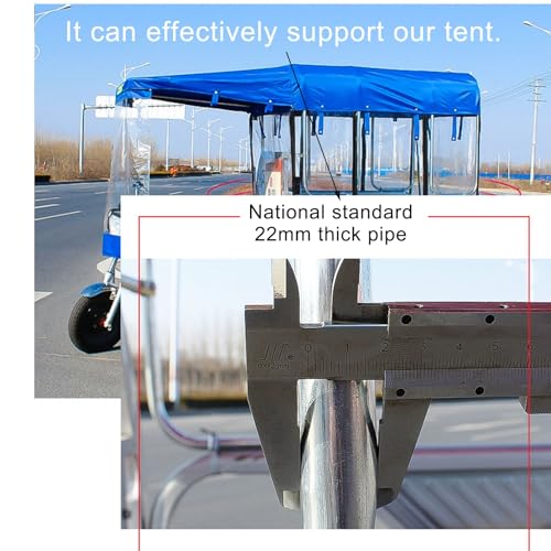 Housse pour tricycle cargo électrique : bâche imperméable 3 roues - 5