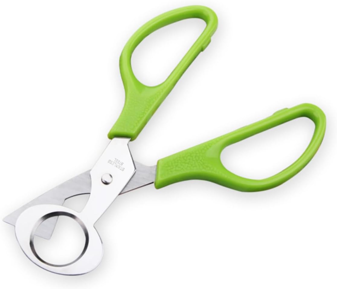 2pcs Cutter Boiled Egg Scissors Quail Egg Scissor Quail Egg Opener Pigeon Egg Scissors Egg Shears Tool Pigeon Scissor Egg Shell Remover Kitchen Egg Shears Pigeon Eggs Eggshell (As Shown 2 pcs)