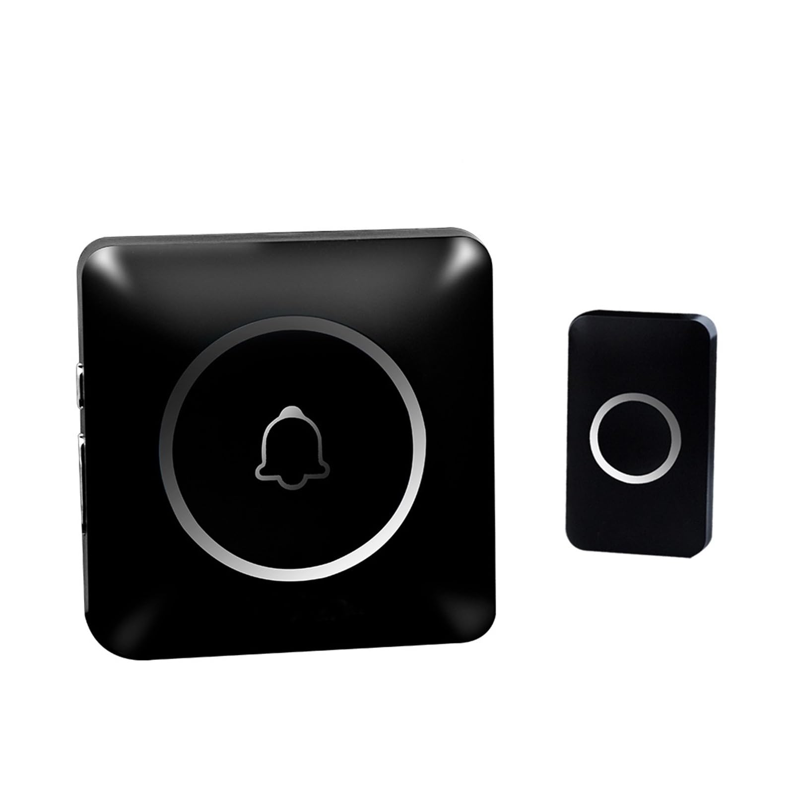Sonnette de porte sans fil étanche avec flash LED et carillon de bienvenue à longue portée