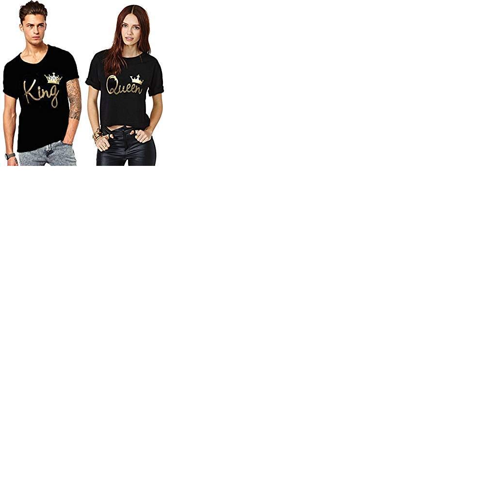 ADYKMen's Regular Fit T-Shirt (Pack of 2) (ADYK1001S_Black_Medium, Small)