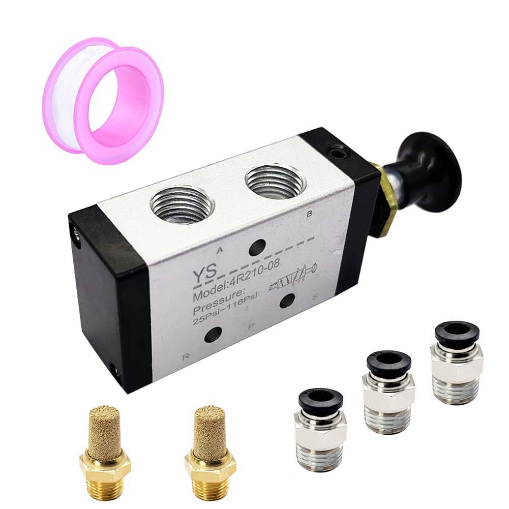 Évitez les fuites d'air avec la vanne pneumatique 5 voies 1/4" NPT