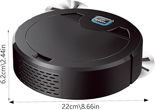 Miniatura 7 de Robot aspirador 3 en 1, robot limpiador inteligente de barrido, aspiradora duradera con carga USB, aspiradora robótica delgada multifuncional, robot
