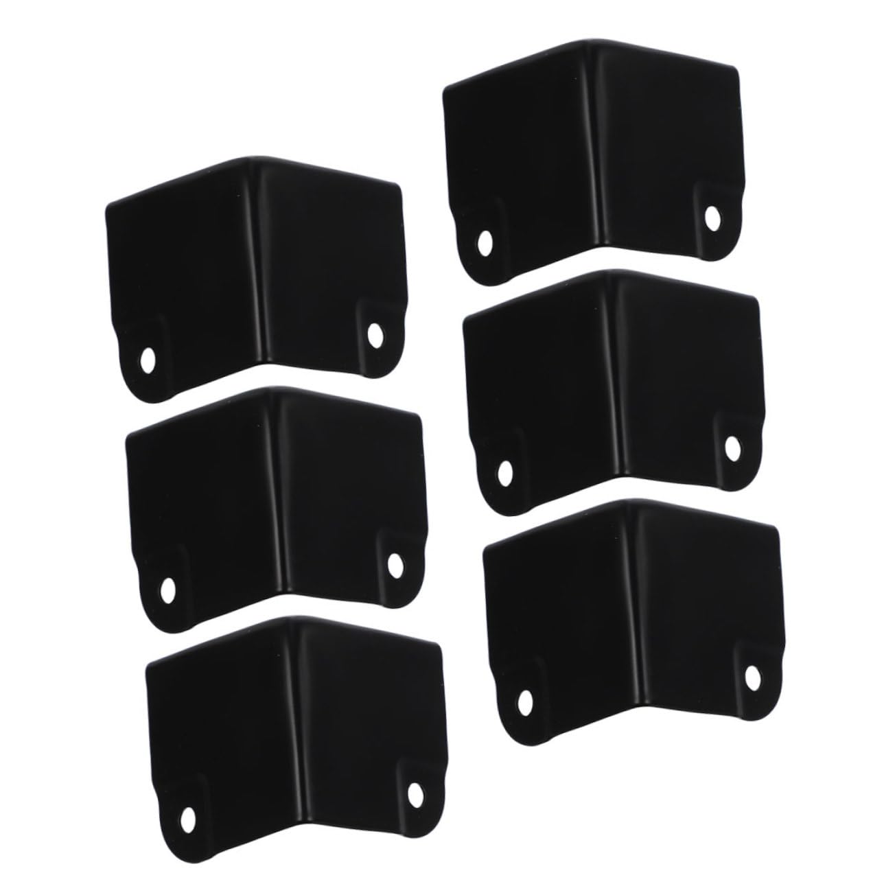 NULYLU 6 Pack Stage Speaker Corners Guards Box Guards Easy to Install Furniture Shelf Corner Protectors Metal Material