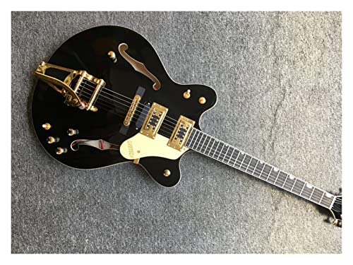 AMINIY Guitare électrique Jazz rosebood Touche Acajou Panneau érable vin Rouge Creux Jazz Guitare électrique (Color… - Les Beatles, Paul McCartney, John Lennon, RIngo Starr, George Harrison AMINIY Guitare électrique Jazz rosebood Touche Acajou Panneau érable vin Rouge Creux Jazz Guitare électrique (Color… – Image 3