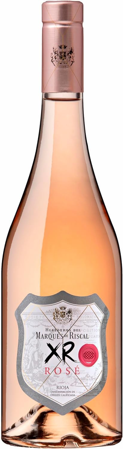 XR Rosé de Marqués de Riscal - Denominación de Origen Calificada Rioja, Vino Rosado, Variedad Tempranillo, 24 meses en barrica, Botella individual de 750 ml