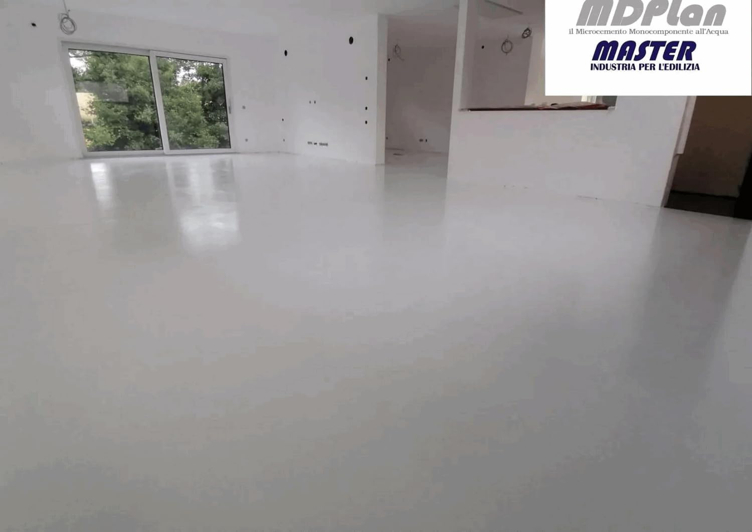 Resina Poliuretanica Colorata Per Pavimenti 1,2 Kg (Polimat 2k) (POLIMAT 2K) Alifatica Bicomponente all’Acqua Finitura UV Resistente Microcemento Piastrelle Parquet Superfici Industriali (Bianco)