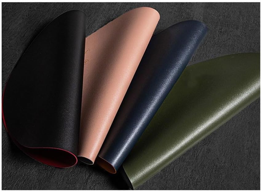 Solid Color Double-Sided Round Dining Mat Waterproof Oil Proof Home Table Heat Insulation Cushion