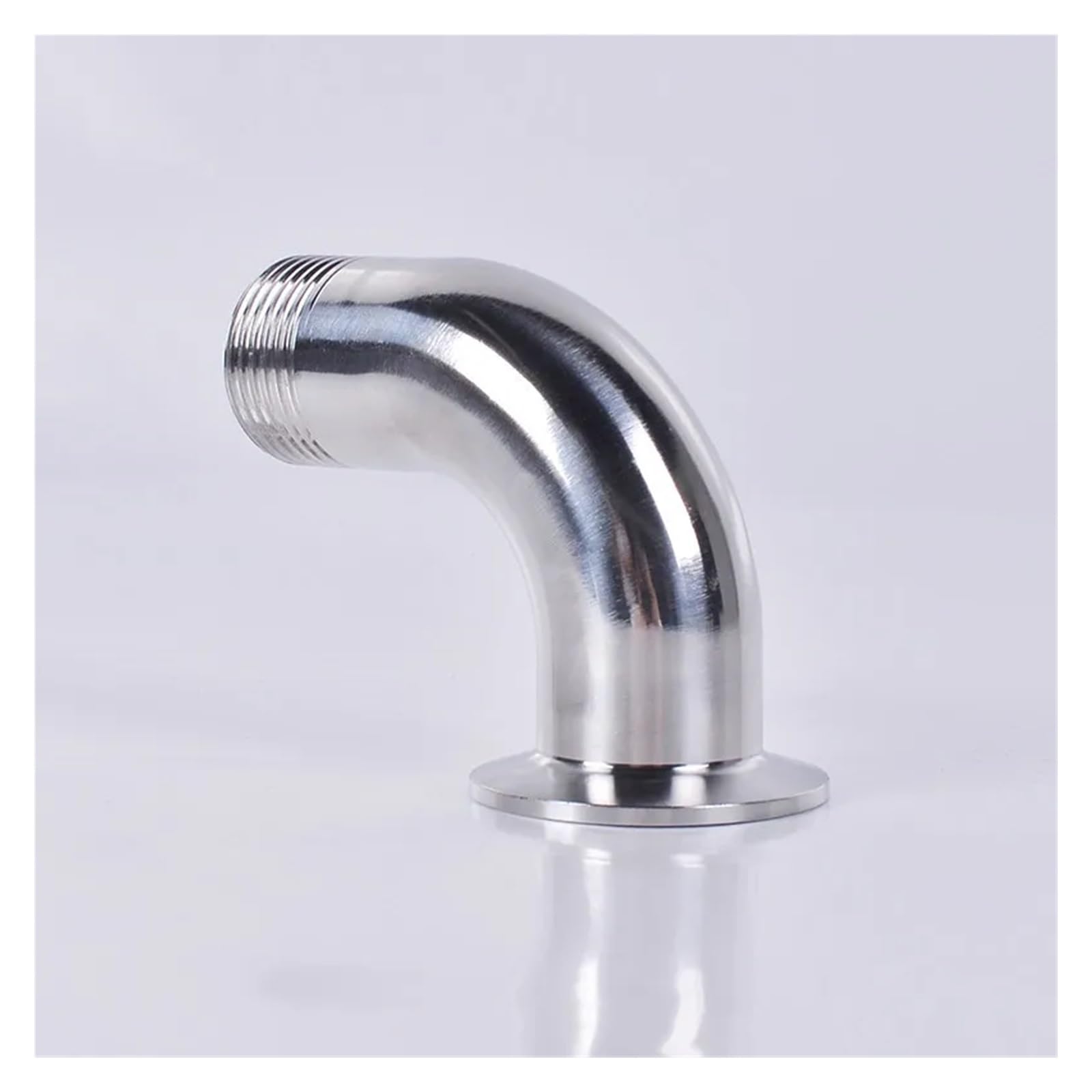 1/2''- 2'' (DN15/DN20/DN25/DN32/DN40DN50) BSP Złącze rurowe z gwintem zewnętrznym Kolanko 90 stopni 1,5'' Tri Clamp 50,5mm Ferrule(DN50OD77.5MM)