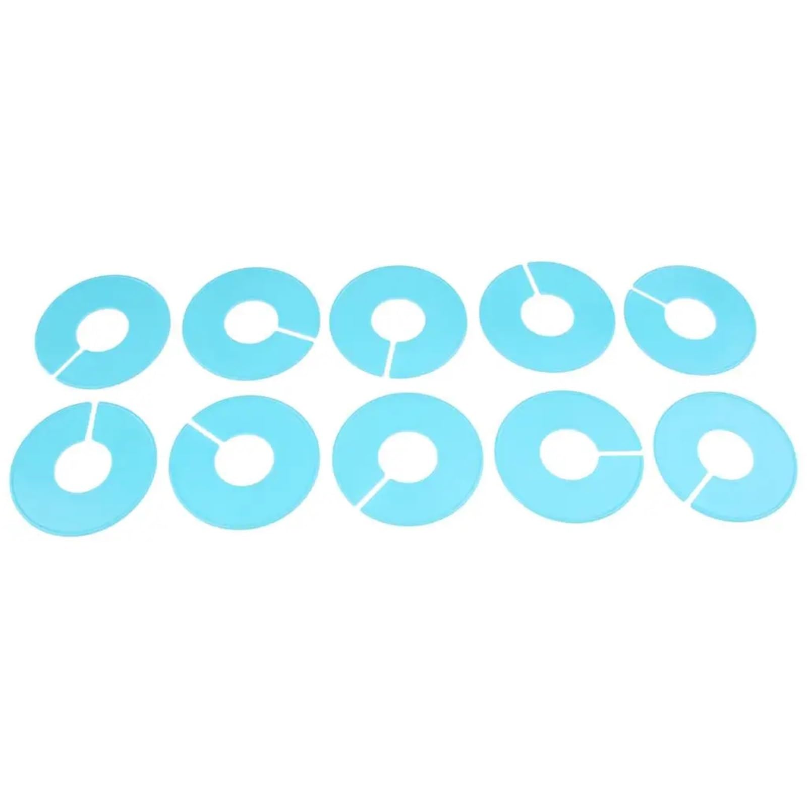 Yangshe 50Pcs Clothing Rack Size Dividers for Retail Store, Plastic Shelf Organizer Tags