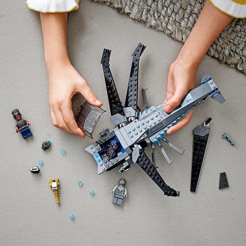 76186 Super Heroes Il Dragone Volante Di Black Panther - Lego - Immagine 4