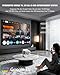 Smart Beamer【Google TV/Offizielle App】 VOPLLS Beamer 4K Heimkino 2000ANSI mit Autofokus ＆ Trapezkorrektur WiFi6 Bluetooth, Projektor mit Dolby Audio/HDR10+ Outdoor Projector für Handy