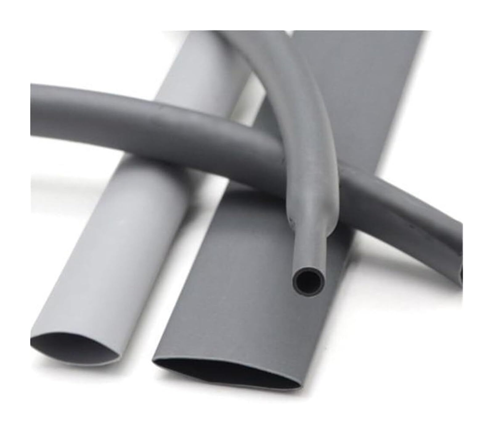 Gaine thermorétractable, Tube thermorétractable 2:1 gris 1-50 mm x 1-10 m for la protection des câbles(50MM*5METERS)