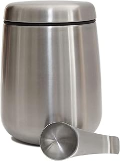 MEKBOK Coffee Canisterï¼ŒAirtight Coffee Bean Container Storage with Magnetic Scoop (18 oz)