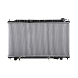Lynol Cooling System Complete Aluminum Radiator Direct Replacement Compatible With 2002-2006 Nissan Altima 4 Cylinder 2.5L
