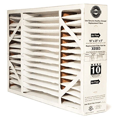 Lennox X0583 MERV 10 Filter - 16 x 25 x 5 - Genuine Lennox Product, Grey