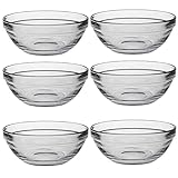 bol de metacrilato transparente Bormioli Rocco DURALEX Bol Apilable Transparente - Lys, pack de 6