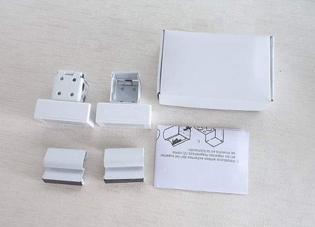 Comfy Hour Cordless Magnetic Blinds for Metal Doors and Windows, Door Shades -No Tools-No Drill, Aluminum, Light Filtering, Room Darkening, 23" W x 62" H, White