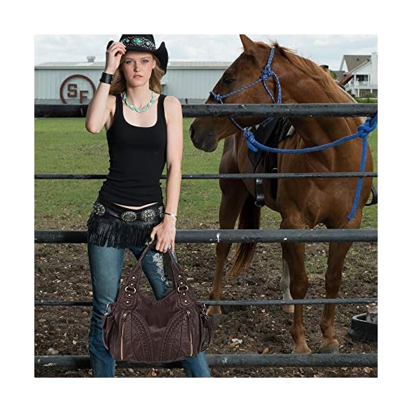 Montana-West-Shoulder-Bag-Concealed-Carry-Purses-and-Handbags-For-Women-Leather-Crossbody-Bags Montana West Washed Leather Shoulder Bag Coffee MBB-MWC-019CF