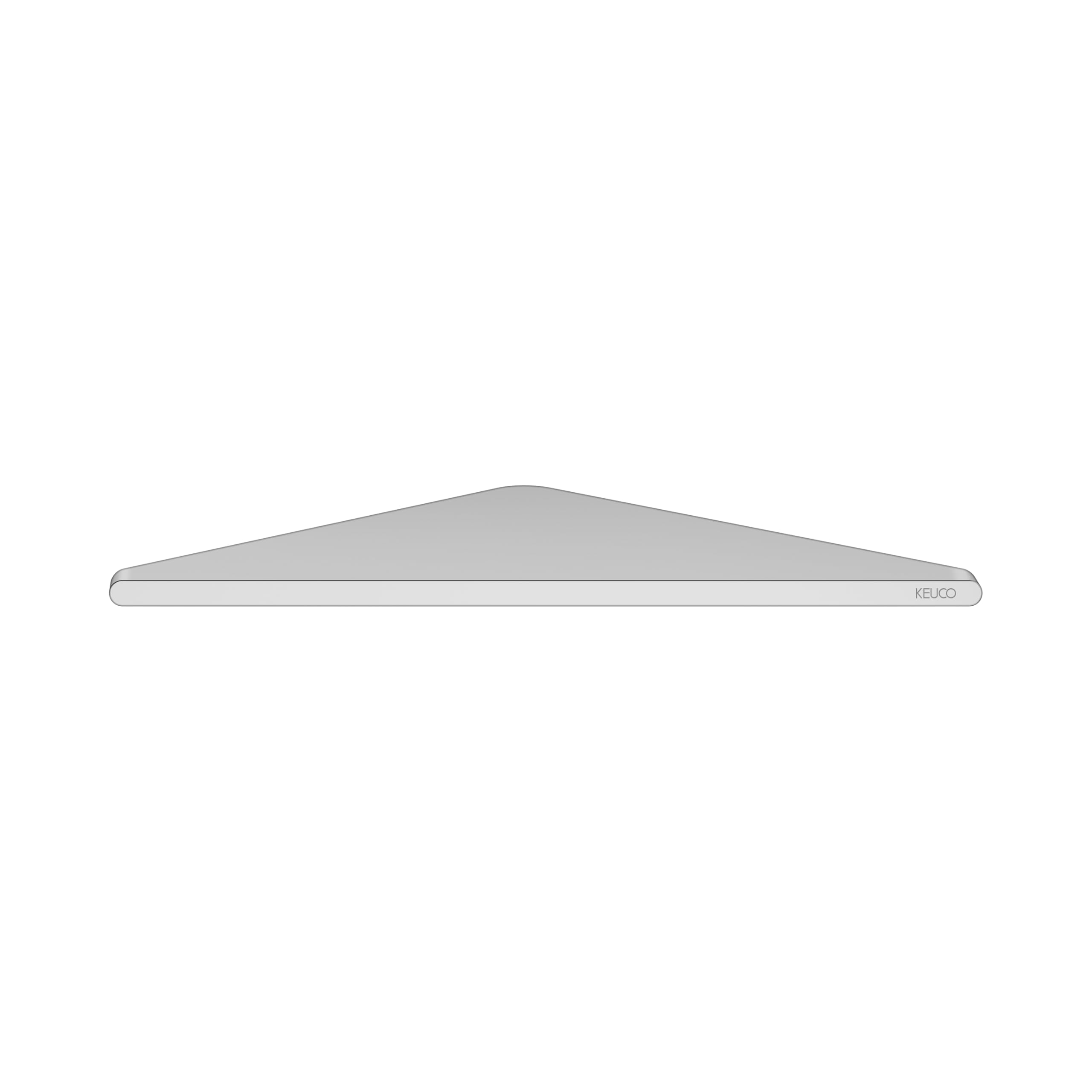 Keuco Edition 400 Eck-Duschablage 24,5 x 24,2 cm, Aluminium Silber eloxiert, Made in Germany, inkl. Schrauben und Dübel, Duschregal zum Bohren