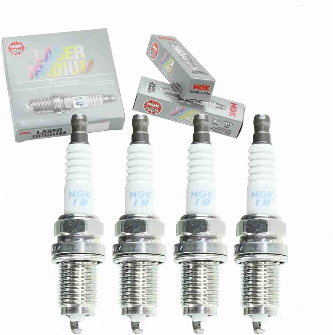 4 pc NGK Laser Iridium Spark Plugs compatible with Acura RSX 2.0L L4 2002-2006