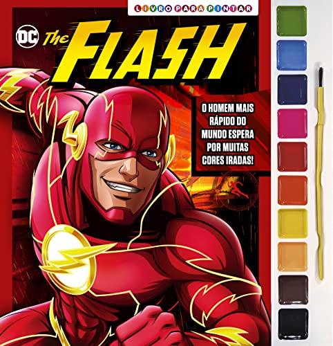 The Flash – Livro para Pintar com Aquarela: