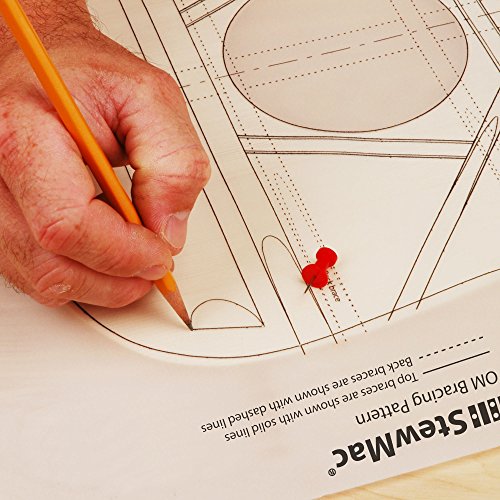 Stewmac Build Your Own 1933 Om Acoustic Guitar Kit With Indian Rosewood Back & Sides, Sitka Top, Dovetail Neck #TOP2