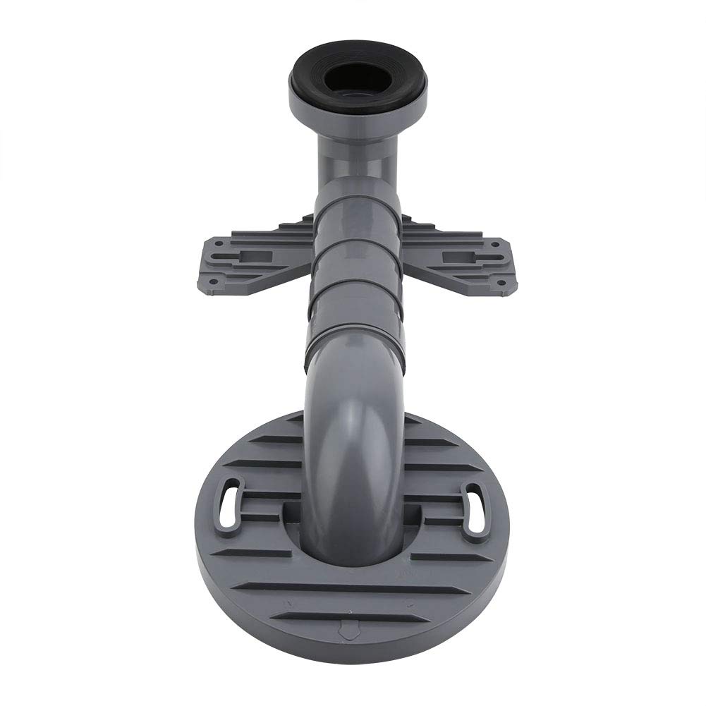 Złączka toaletowa do rury odpływowej 110 mm |Elastyczna, 3-częściowa konstrukcja z regulacją – pasuje do toalet kompaktowych, monoblokowych oraz inteligentnych |Szczelna gumowa