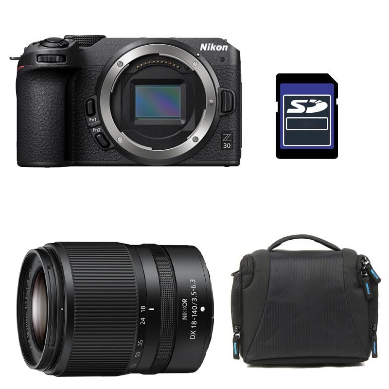 Kit de fotografía Personalizado Creado con NIKON Z30 + Z 18-140 + Sac + Carte SD 8 Go