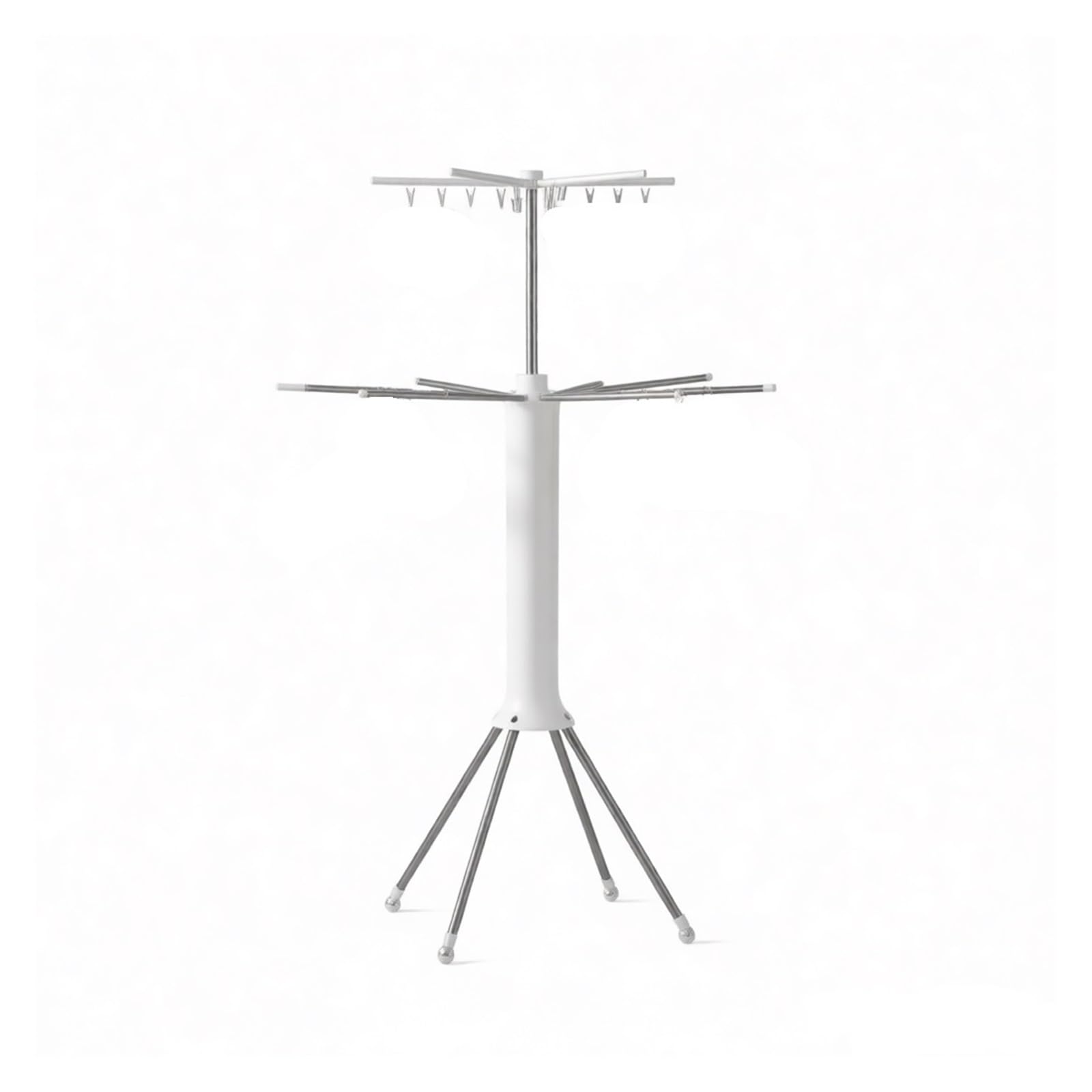 AXYLQJVZNC Octopus Shaped Floor Drying Rack, Foldable Portable Rotating Clothes Hanger for Balcony(Type-C)