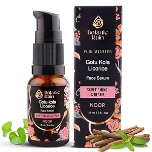 Ayurveda Face Oil With Gotukola (Centella Asiatica), Licorice And Natural Vitamin C, Ayurvedic Face Oil For Women And Men, Ayurveda Products Suitable For All Skin Types – 0.51 fl oz