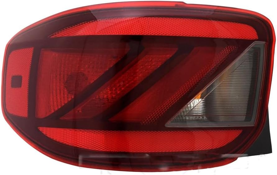 KarParts360 For Hyundai Venue 2020 21 22 23 2024 Tail Light Passenger Side | Red And Clear Lens | PC+ABS Plastic Housing | PMA Plastic Lens | With Bulbs | Replacement For HY2801152 | 92402-K2010