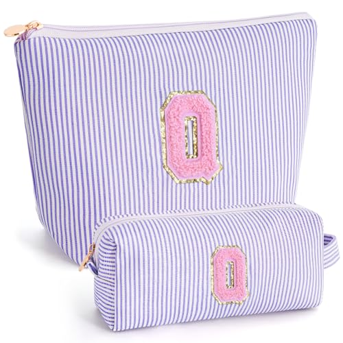Btffitting Gifts for Teen Girls Women - Birthday Gifts for 10 11 12 13 14 15 16 17 18 Years Old Girl,Makeup Bag Cosmetic Bag,Teacher Gift Trendy Stuff Toiletry Bag - Lavender,Q