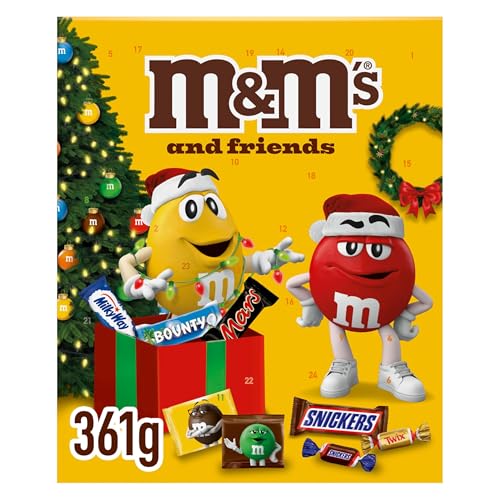 M&M's & Friends Calendrier de l'Avent Chocolat Noël - 361g
