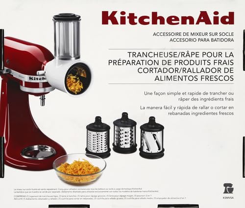 Image of KitchenAid Stand Mixer Attachment,KSMVSA Fresh Prep Slicer /Shredder,(Pack of 2)