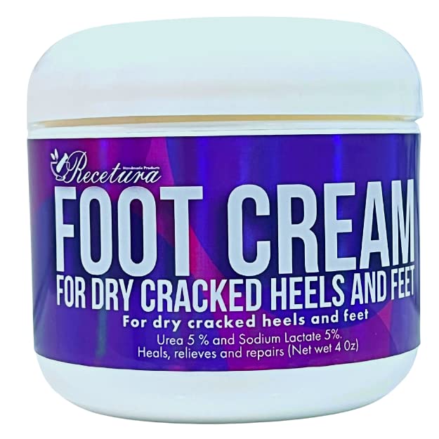 Crema para pies, reparación de talón agrietado, crema de pies para talones y pies secos agrietados, pies secos, crema para el cuidado de pies con