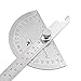 0-180 degree Stainless Steel Protractor Angle Finder with 0-145mm Arm Measuring Ruler Tool