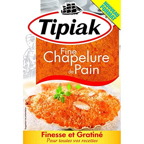 Tipiak Fine Chapelure de Pain Finesse et Gratiné 275g (lot de 4